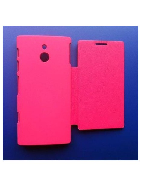 Sony Xperia P LT22I Flip Cover rosa