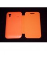 Samsung Galaxy Ace S5830 Flip Cover Naranja