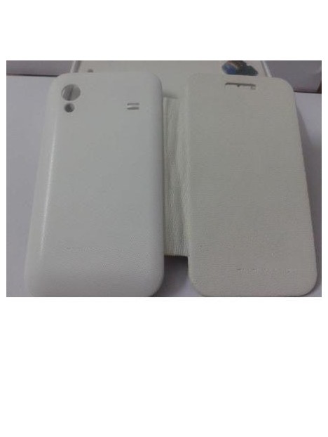 Samsung Galaxy Ace S5830 Flip Cover blanca