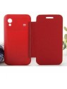 Samsung Galaxy Ace S5830 Flip Cover roja