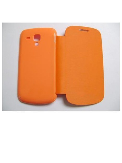 Samsung Galaxy Trend Duos S7562 flip cover naranja