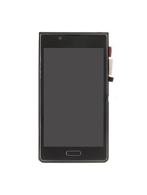 LG Optimus L7 P700 LCD + Táctil + Marco + Componentes Negro