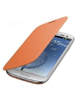 Samsung Galaxy S4 I9500 I9505 Flip cover naranja