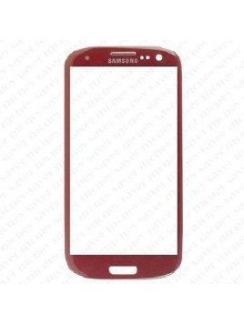 Samsung Galaxy S3 I9300 Cristal rojo gorilla glass premium