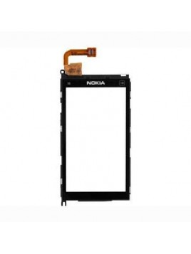 Nokia X6 pantalla tactil negra + marco