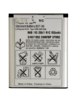 Batería Premium BST-33 Sony Ericsson K800 P990I 900 MAH