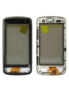 Nokia C6-01 Pantalla táctil premium negra con frame