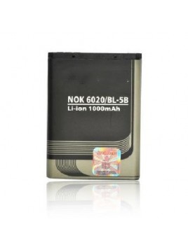 Batería Nokia BL-5B 6020/5200/5300/3220/5140 1000M/AH LI-ION