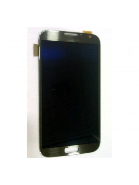 Samsung Galaxy Note 2 N7100 pantalla lcd + táctil gris premium remanufacturado