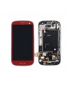 Samsung Galaxy s3 i9300 táctil+lcd+digitalizador rojo premium