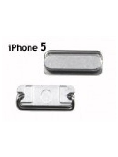 iPhone 5 botón on off premium color plata