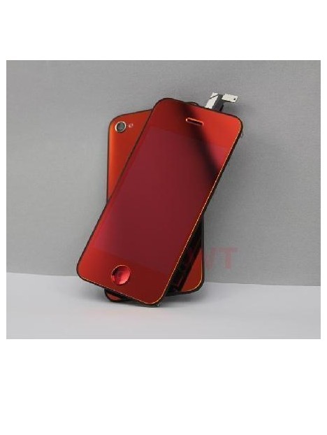 iPhone 4 kit de conversión rojo efecto espejo