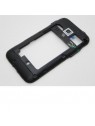 Samsung S7500 Galaxy Ace Plus carcasa trasera negro premium