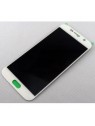 Samsung Galaxy S6 G920F pantalla lcd + táctil blanco premium Service Pack