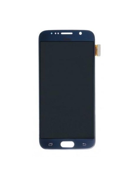 Samsung Galaxy S6 G920F pantalla lcd + táctil azul premium Service Pack