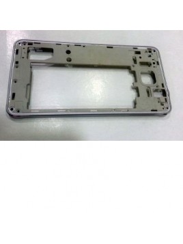 Samsung Galaxy Alpha SM-G850F carcasa central blanco origina