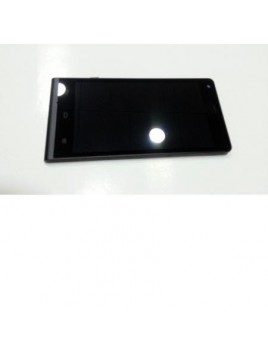 Huawei Ascend G6 Orange Gova Pantalla lcd + táctil negro + marco Version 3G