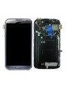 Samsung Galaxy Note 2 N7100 pantalla lcd + táctil gris premium + marco ensamblado en Asia