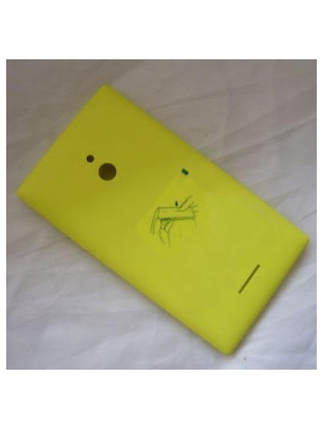 Nokia Lumia XL tapa batería amarillo