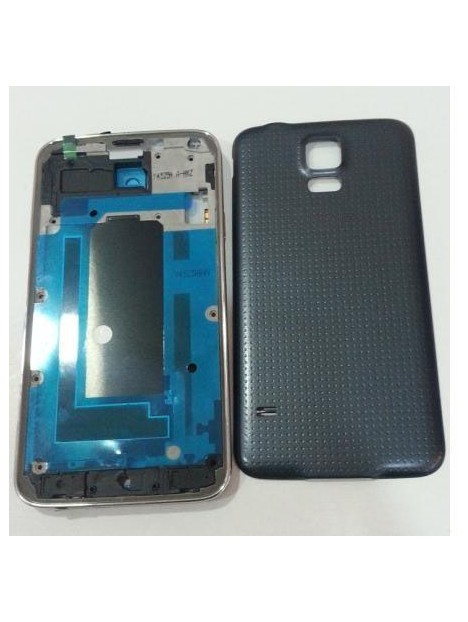 Samsung Galaxy S5 I9600 SM-G900 SM-G900F carcasa completa gris