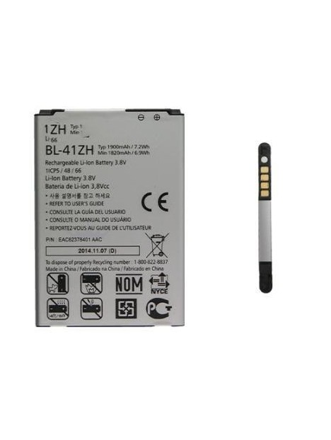 Batería Premium LG BL-41ZH D213N D290n 1900mAh