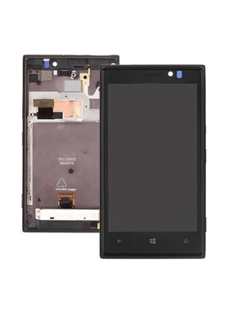 Nokia Lumia 925 pantalla lcd + tactil negro premium + marco