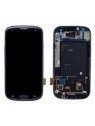 Samsung Galaxy i9300 táctil+lcd+marco negro premium