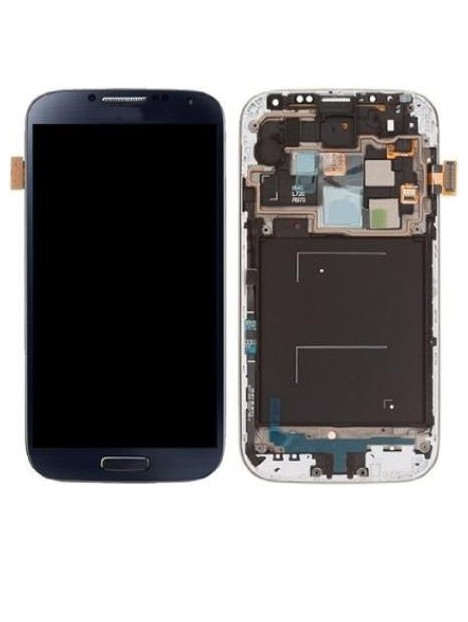 Samsung Galaxy S4 I545 LCD + Táctil azul oscuro + marco premium