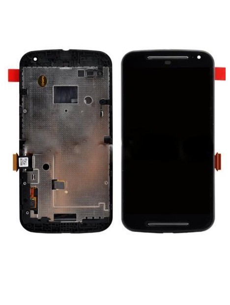 Motorola Moto G2 XT1063 XT1068 pantalla lcd + táctil negro +