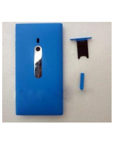 Nokia Lumia 800 Carcasa completa azul premium