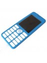Nokia Asha 206 carcasa frontal azul