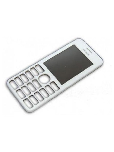 Nokia Asha 206 carcasa frontal blanco