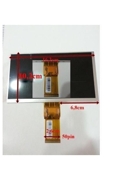 Pantalla Lcd Repuesto Tablet China 7" Modelo 6