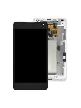 LG Optimus G E973 E975 Lcd + Táctil negro + marco blanco ori