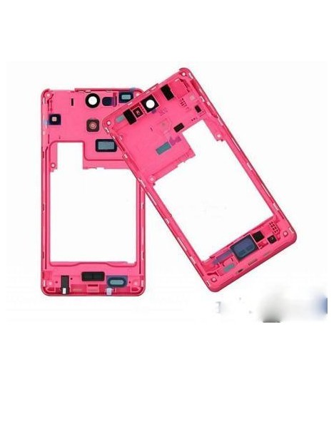 Sony Xperia V LT25I carcasa central rosa premium