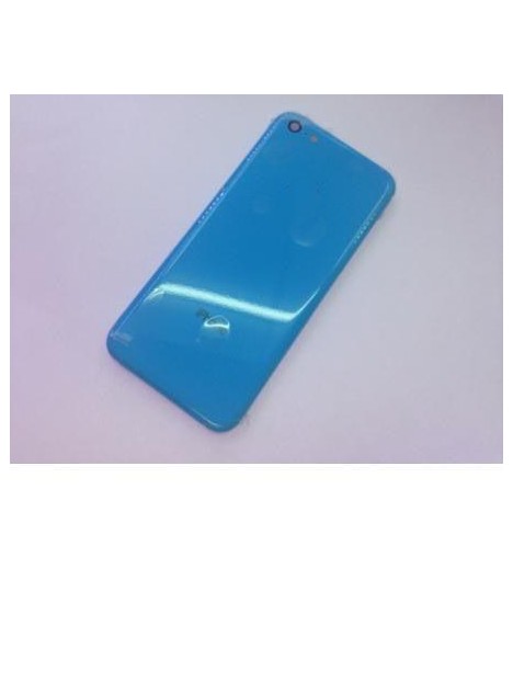 iPhone 5C Carcasa central + Tapa batería azul premium