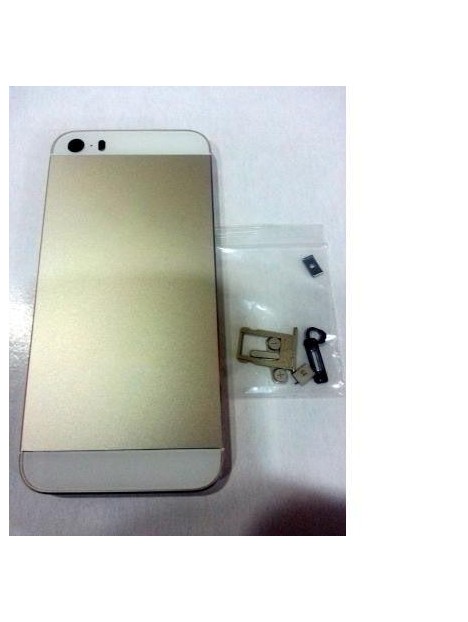iPhone 5S Carcasa central + Tapa batería dorado