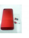 iPhone 5S Carcasa central + Tapa batería rojo