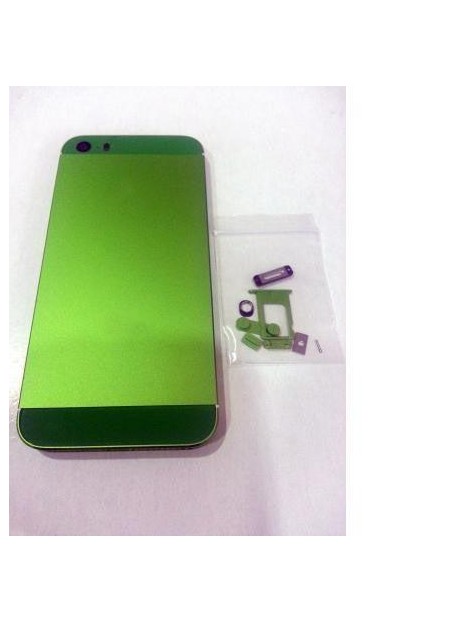 iPhone 5S Carcasa central + Tapa batería verde