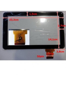 Pantalla táctil repuesto tablet china 9" modelo 16