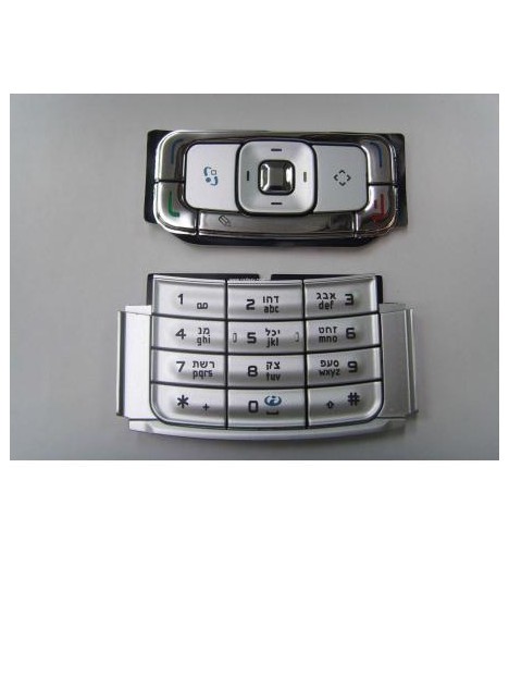 Nokia N95 Teclado plata premium