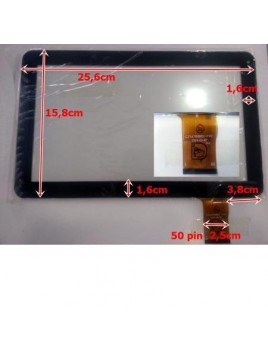 Pantalla táctil repuesto tablet china 10.1" modelo 19