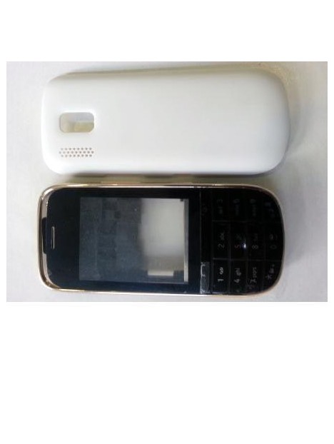 Nokia Asha 202 carcasa completa blanco