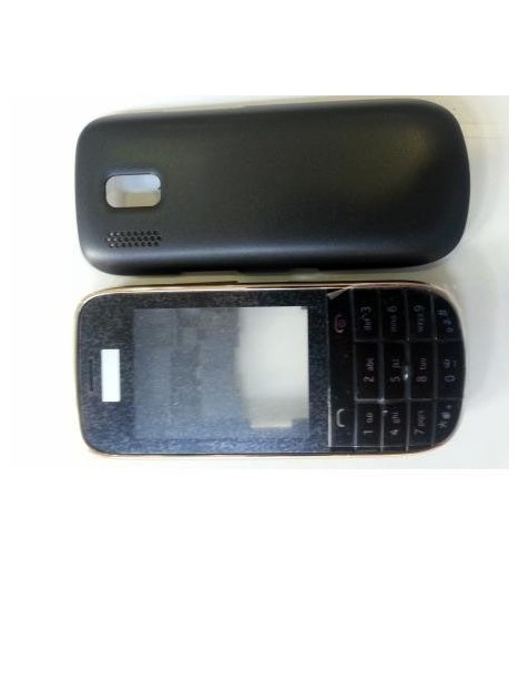 Nokia Asha 202 carcasa completa negro