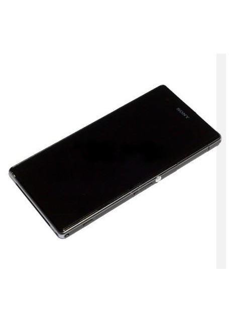 Sony Xperia Z1S L39T C6916 pantalla lcd + táctil negro + mar