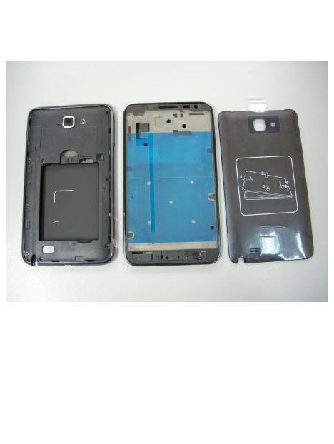 Samsung Galaxy Note I9220 N7000 Carcasa completa negro