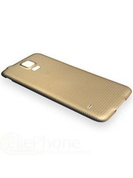 Samsung Galaxy S5 I9600 SM-G900 SM-G900F tapa batería dorado