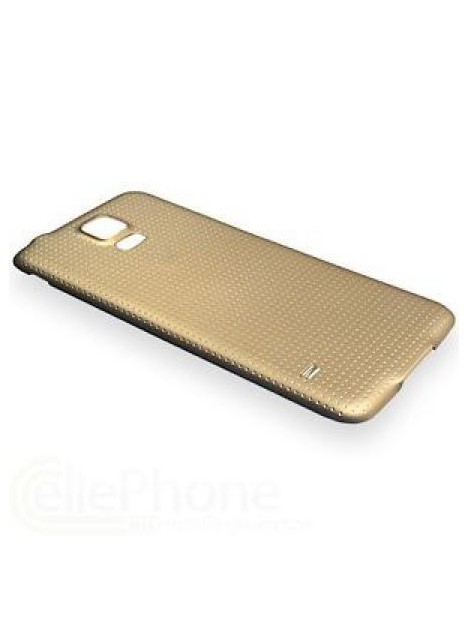 Samsung Galaxy S5 I9600 SM-G900 SM-G900F tapa batería dorado