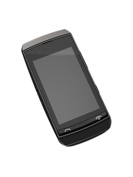Nokia Asha 305 Pantalla táctil + marco negro premium