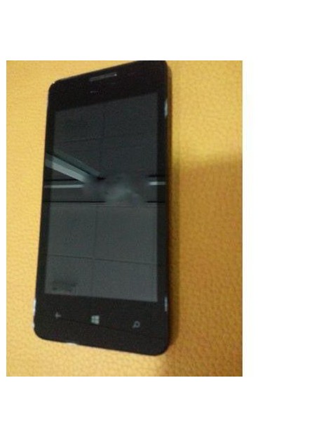 Huawei Ascend W2 Pantalla lcd + Táctil negro + Marco premium